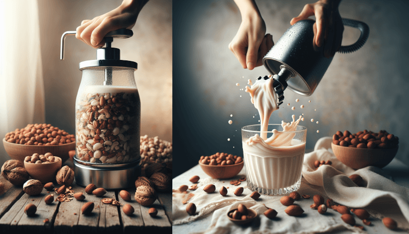 how to make homemade nut milk at home 1